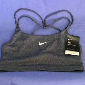 Nike Indy Strappy Sports Bra, size XL blue